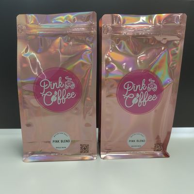 qualidade  Safety 500g Mylar Bags Coffee Bag Hologram Plastic Coffee Bag With Valve And Zipper fábrica