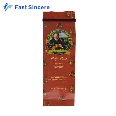 Wholesale Private Label Custom Printing Resealable Small Side Gusset Packaging Coffee Bag Moisture Proof Bag